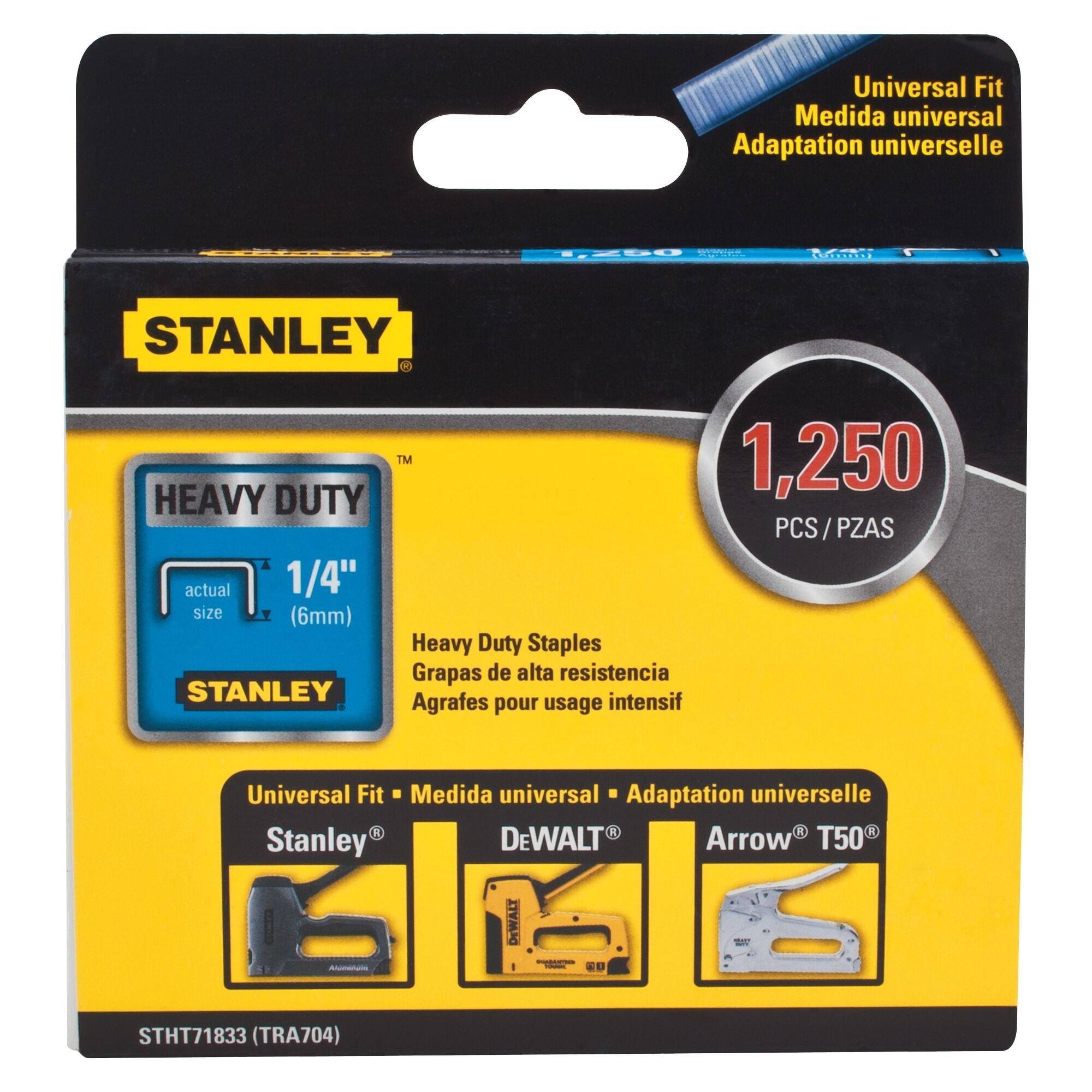 STANLEY 1250 Pc 1/4 In Heavy Duty Staples | SBD Affinity