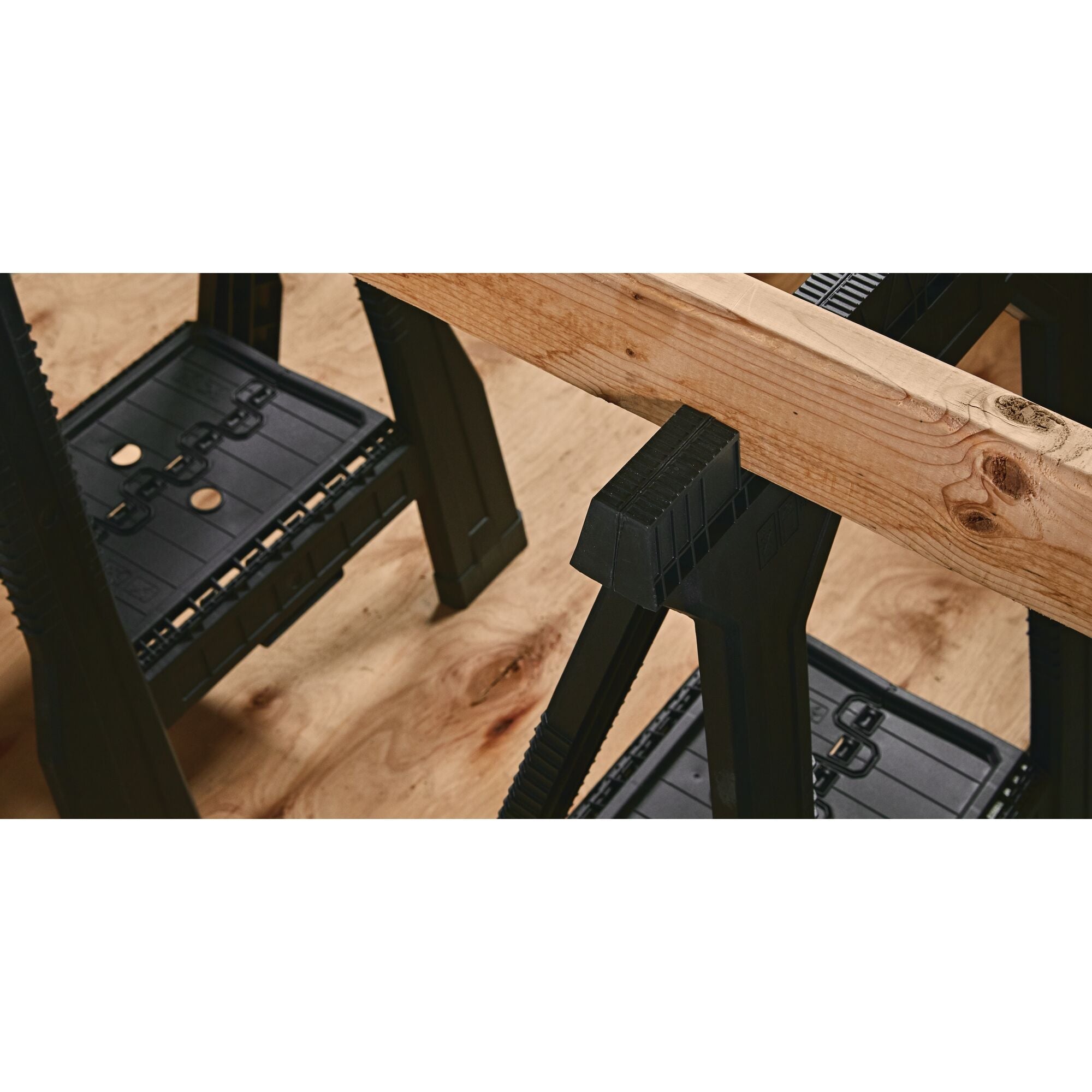 STANLEY JR FOLDING SAWHORSES TWIN PACK | SBD Affinity